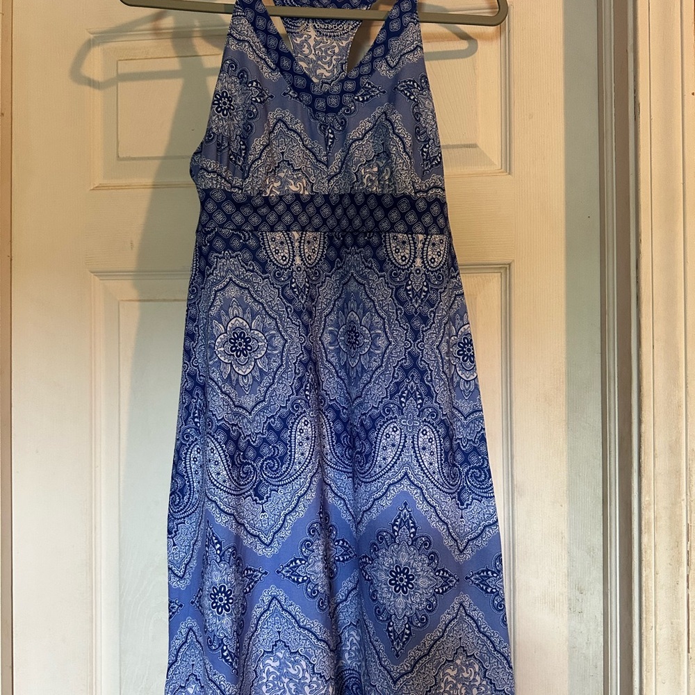 Outdoor Life Blue Paisley Top